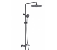 Душевая колонна с термостатическим смесителем для душа Bravat Waterfall F939114C-A2-RUS Хром 