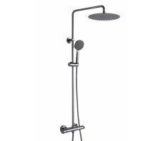 Душевая колонна с термостатическим смесителем для душа Bravat Waterfall F939114C-A-RUS хром Душевая колонна с термостатическим смесителем для душа Bravat Waterfall F939114C-A-RUS хром