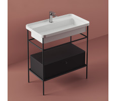 Тумба для раковины Artceram Fuori Scala ACM040 17 Черный матовый 