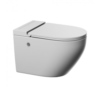 Унитаз ABBER Bequem AC1126P подвесной белый с импульсным смывом Унитаз ABBER Bequem AC1126P подвесной белый с импульсным смывом