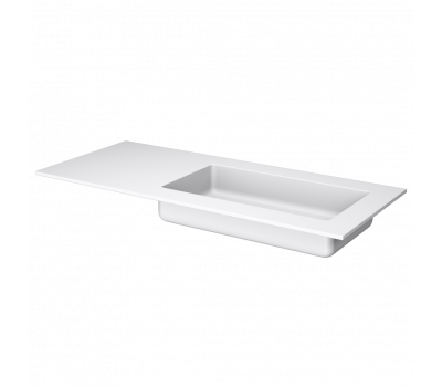 Раковина-моноблок Armadi Art QUATRO 120 WHITE (чаша справа) акрил 793-120-W-R Раковина-моноблок Armadi Art QUATRO 120 WHITE (чаша справа) акрил 793-120-W-R