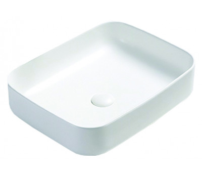 Раковина накладная 50х39 см Azario AZ-78109-MW фаянс, цвет Белый матовый