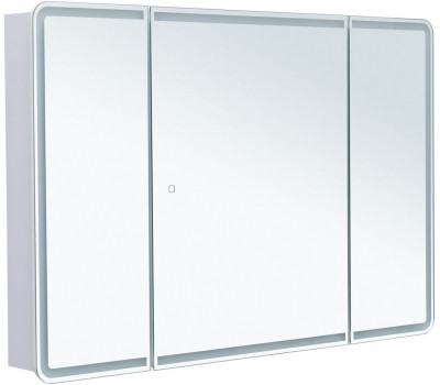 Зеркальный шкаф Aquanet Оптима 120 с LED подсветкой 00341429 