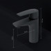 Смеситель для раковины AM.PM Gem F90A02122 Черный 
