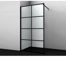 Душевая перегородка WasserKRAFT Glan 66W 66W40 черный матовый 