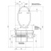 Тумба с раковиной Aquanet Сопрано 95 L белый (2 дверцы 2 ящика) 