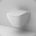 Унитаз подвесной FlashClean с сиденьем микролифт AM.PM Spirit V2.0 C701701SC Белый 