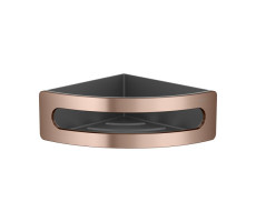 Угловая полочка для душа, съемная вставка Keuco ELEGANCE 11657290001 Розовое золото 