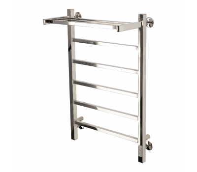 Полотенцесушитель электрический Comfysan Marte-K EC-6 80/50 с полкой, хром 