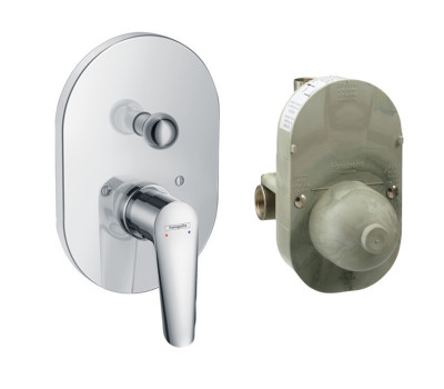 Смеситель для ванны Hansgrohe Logis E 71408000 Хром 