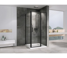 Душевой уголок ABBER Sonnenstrand AG04120BS-S100B черный матовый 