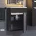 Тумба с раковиной для ванной подвесная Uperwood Modul 50х21х62 см, черная матовая 393020545 Тумба с раковиной для ванной подвесная Uperwood Modul 50х21х62 см, черная матовая 393020545
