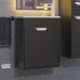 Тумба с раковиной для ванной подвесная Uperwood Modul 50х21х62 см, черная матовая 393020545 Тумба с раковиной для ванной подвесная Uperwood Modul 50х21х62 см, черная матовая 393020545
