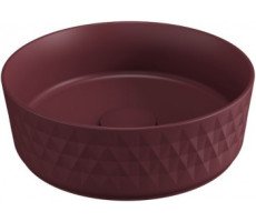 Раковина накладная Allen Brau Fantasy Romb 36 4.11033.BD бордо 