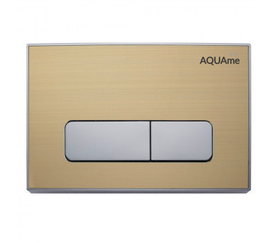 Панель смыва AQUAme AQM4105G золото