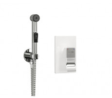 Душевая система WasserKRAFT  A010656WHITE белый матовый/хром 