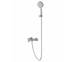 Смеситель для ванны с душем WONZON & WOGHAND STICK Брашированный никель WW-88639017-BN 