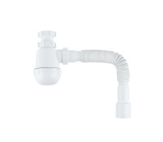 Сифон бутылочный IDDIS Optima Home 1.1/2x40мм, с гофротрубой 40/50мм 900A0G0010VD 