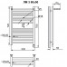 Полотенцесушитель водяной Ника ЛМ 3 80/50 Хром 