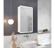 Зеркало-шкаф MIXLINE Сканди 50х80 универсал., сенсорный выкл., светодиодная подсветка 553163 Зеркало-шкаф MIXLINE Сканди 50х80 универсал., сенсорный выкл., светодиодная подсветка 553163
