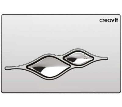 Кнопка для инсталляции UFO хром глянец CREAVIT GP1004.00 Хром глянец