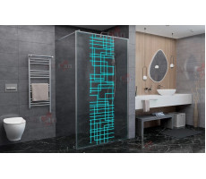 Душевая перегородка AvaCan LC 100 Хром 