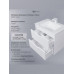 Тумба с раковиной для ванной подвесная Uperwood Modul 62х45х57 см, белая матовая 393020548 Тумба с раковиной для ванной подвесная Uperwood Modul 62х45х57 см, белая матовая 393020548