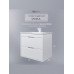 Тумба с раковиной для ванной подвесная Uperwood Modul 62х45х57 см, белая матовая 393020548 Тумба с раковиной для ванной подвесная Uperwood Modul 62х45х57 см, белая матовая 393020548