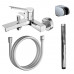 Смеситель для ванны и душа Azario VISE с ручным душем, хром AZ-VSA238330C 