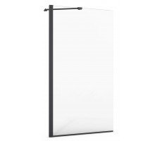 Шторка для ванны Azario Merrit 80х140 AZ-NF6310-1 800 BLACK цвет профиля черный