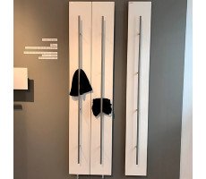 Полотенцесушитель электрический Antrax Teso ECTSV170001T/BCOR белый матовый 