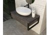 Тумба под раковину 1Marka GRUNGE LOFT 70П 1в.я Бетон темно-серый