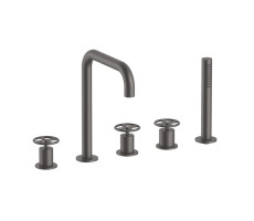 Смеситель для ванны Fantini Fontane Bianche 47 P5 P065 Gun metal Смеситель для ванны Fantini Fontane Bianche 47 P5 P065 Gun metal