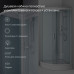 Душевая кабина 90x90 см, без гидромассажа AM.PM X-Joy W88C-401-090WT Стекло прозрачное; профиль белый 