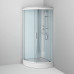 Душевая кабина 90x90 см, без гидромассажа AM.PM X-Joy W88C-401-090WT Стекло прозрачное; профиль белый 