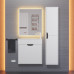 Тумба с раковиной для ванной подвесная Uperwood Modul 60х21х62 см, белая/графит 393020557 Тумба с раковиной для ванной подвесная Uperwood Modul 60х21х62 см, белая/графит 393020557