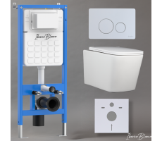 Комплект 3в1 IBERICA BLANCA инсталляция SILENCIO, унитаз TOLEDO ALTO белый, кнопка смыва INOX-O белый матовый (IB001.TLA.234.811) Комплект 3в1 IBERICA BLANCA инсталляция SILENCIO, унитаз TOLEDO ALTO белый, кнопка смыва INOX-O белый матовый (IB001.TLA.234.811)