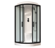 Душевая кабина Royal Bath  RB 90HK6-WC-BL (белое/матовое)  