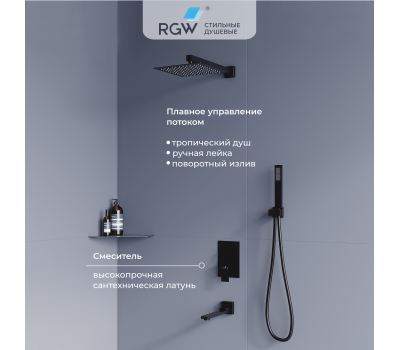 Душевая система скрытого монтажа RGW SP-56B 51140856-04  