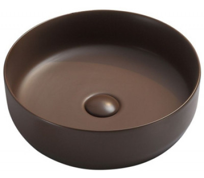 Раковина накладная Ceramicanova Element CN6022MDB 39х39 темно-коричневый матовый круглая Раковина накладная Ceramicanova Element CN6022MDB 39х39 темно-коричневый матовый круглая