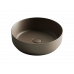 Умывальник чаша накладная круглая (цвет Темно-Коричневый Матовый) Element 390*390*120мм Ceramica Nova CN6022MDB Темно-Коричневый Матовый 