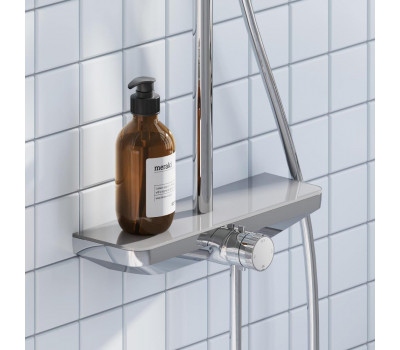 Душевая система с ванно-душевым смесителем-полкой Damixa Merkur 940730000 Хром Душевая система с ванно-душевым смесителем-полкой Damixa Merkur 940730000 Хром