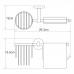 Держатель туалетной бумаги и освежителя WasserKRAFT Rhein K-6200 6259 Хром 