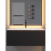 Тумба под раковину 85 см, Uperwood Parma Premium, черная 3930205467 