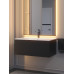 Тумба под раковину 85 см, Uperwood Parma Premium, черная 3930205467 