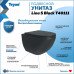 Унитаз подвесной Teymi Lina S Black T40111 черный матовый безободковый, сиденье микролифт