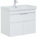 Тумба с раковиной Aquanet Ирис new 70 подвесная 1 ящ. 2 фасада цв.белый глянец 00312427 