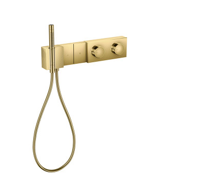 Термостат смеситель для душа Axor Edge 46701990 золото Термостат смеситель для душа Axor Edge 46701990 золото