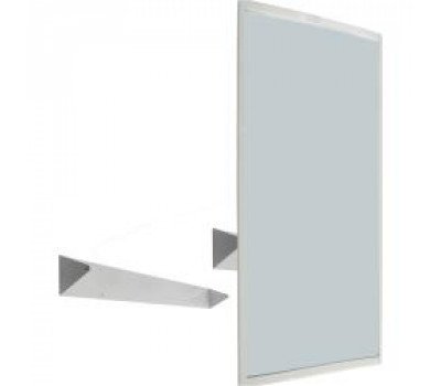 Зеркало антивандальное 800х600 c регулировкой угла наклона и рамкой из нержавеющей стали матовой NOFER 08024.S 