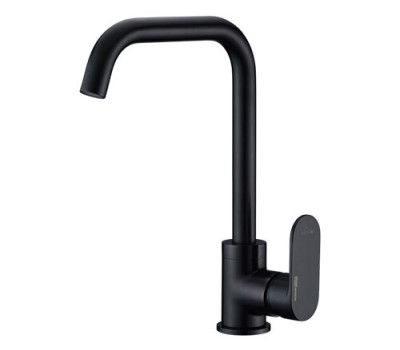Смеситель для кухни WasserKRAFT Elbe 7400 7407 черный матовый 